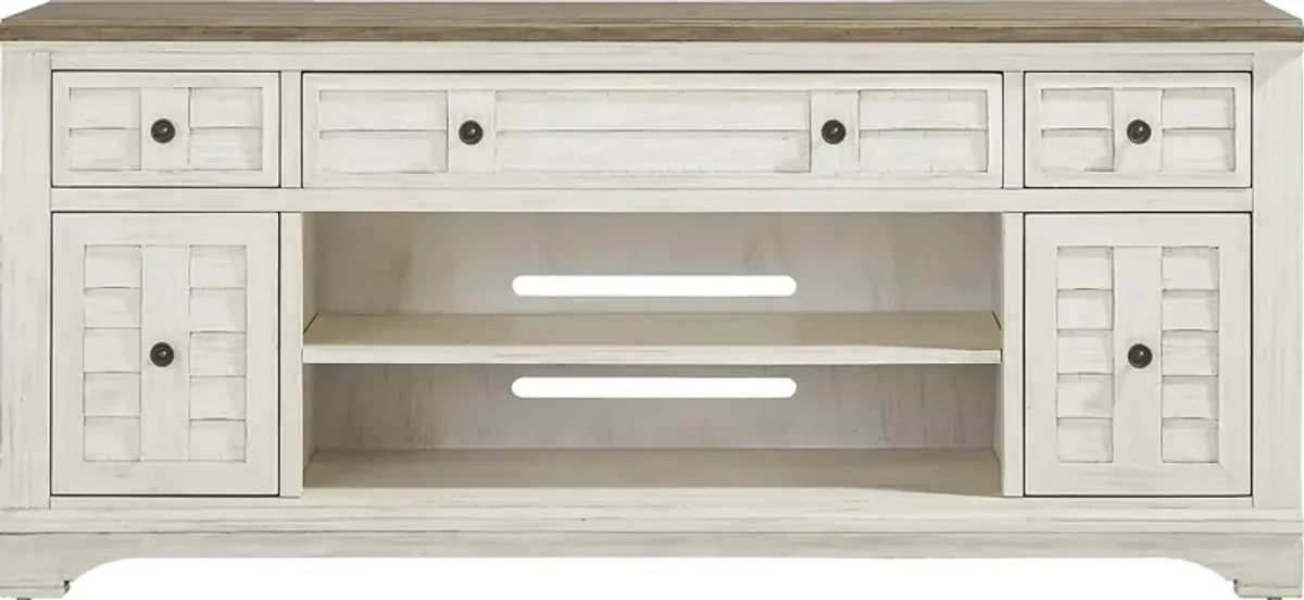 Edisto Bay White 78 in. Console