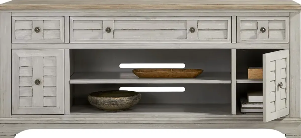 Edisto Bay Gray 78 in. Console