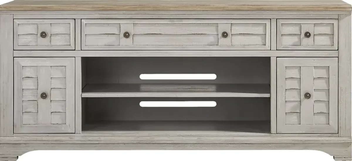 Edisto Bay Gray 78 in. Console