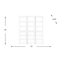 Abbey Springs White 3 Pc Bookcase