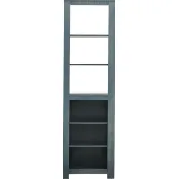Abbey Springs Blue Bookcase