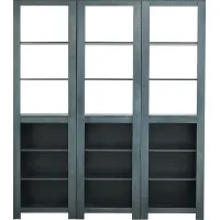 Abbey Springs Blue 3 Pc Bookcase