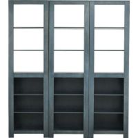 Abbey Springs Blue 3 Pc Bookcase