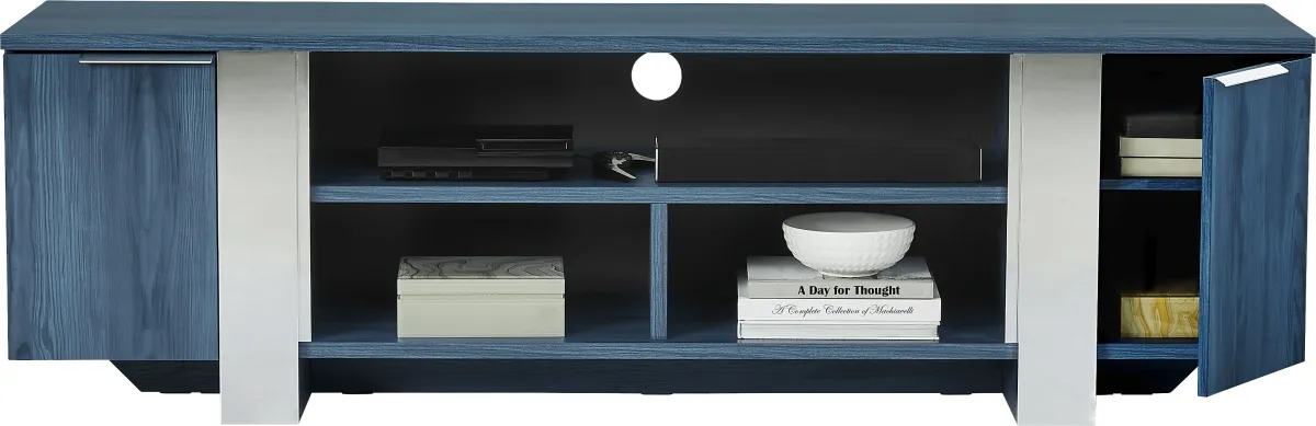 Heatherview Blue 79 in. Console