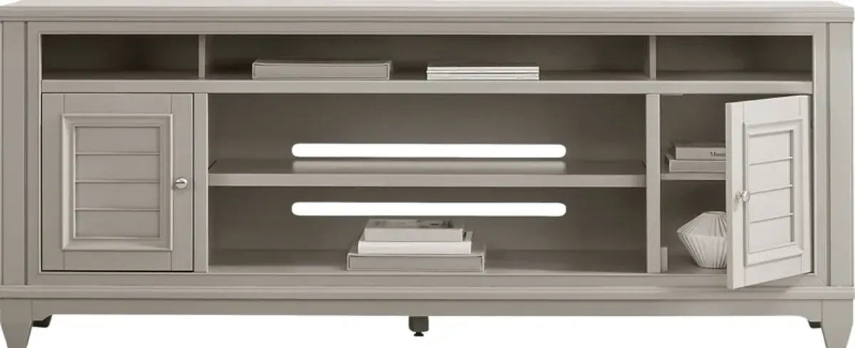 Hilton Head Gray 82 in. Console