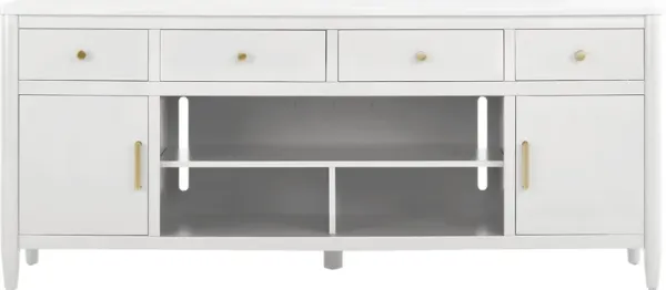 Modern Villa White 82 in. Console