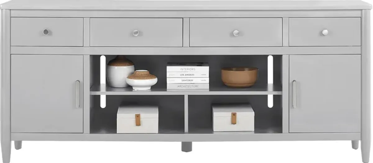 Modern Villa Light Gray 82 in. Console