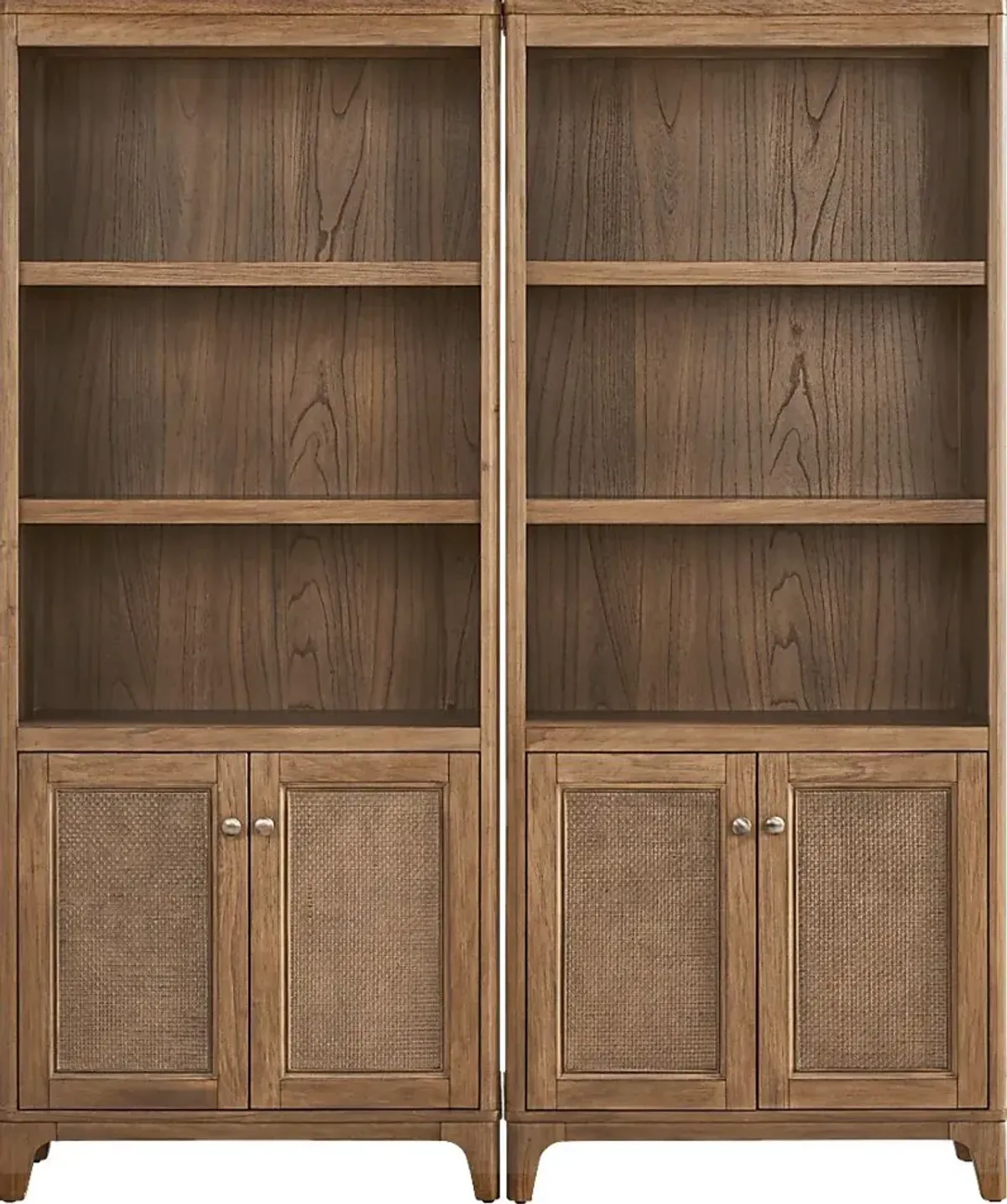 Garden Grove Brown 2 Pc Bookcase Piers