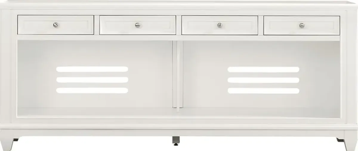 Hilton Head White 80 in. Console
