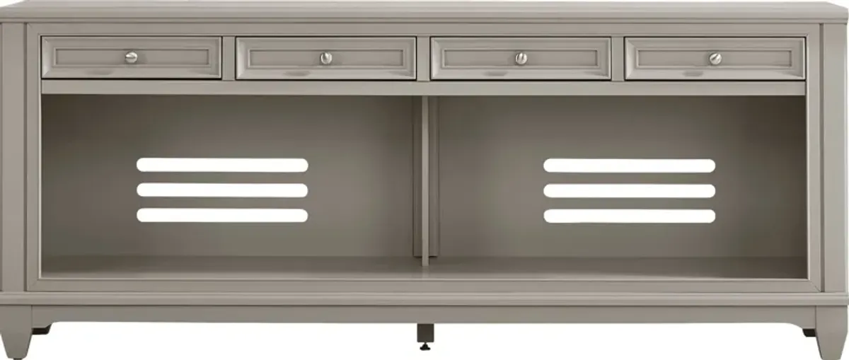 Hilton Head Gray 80 in. Console