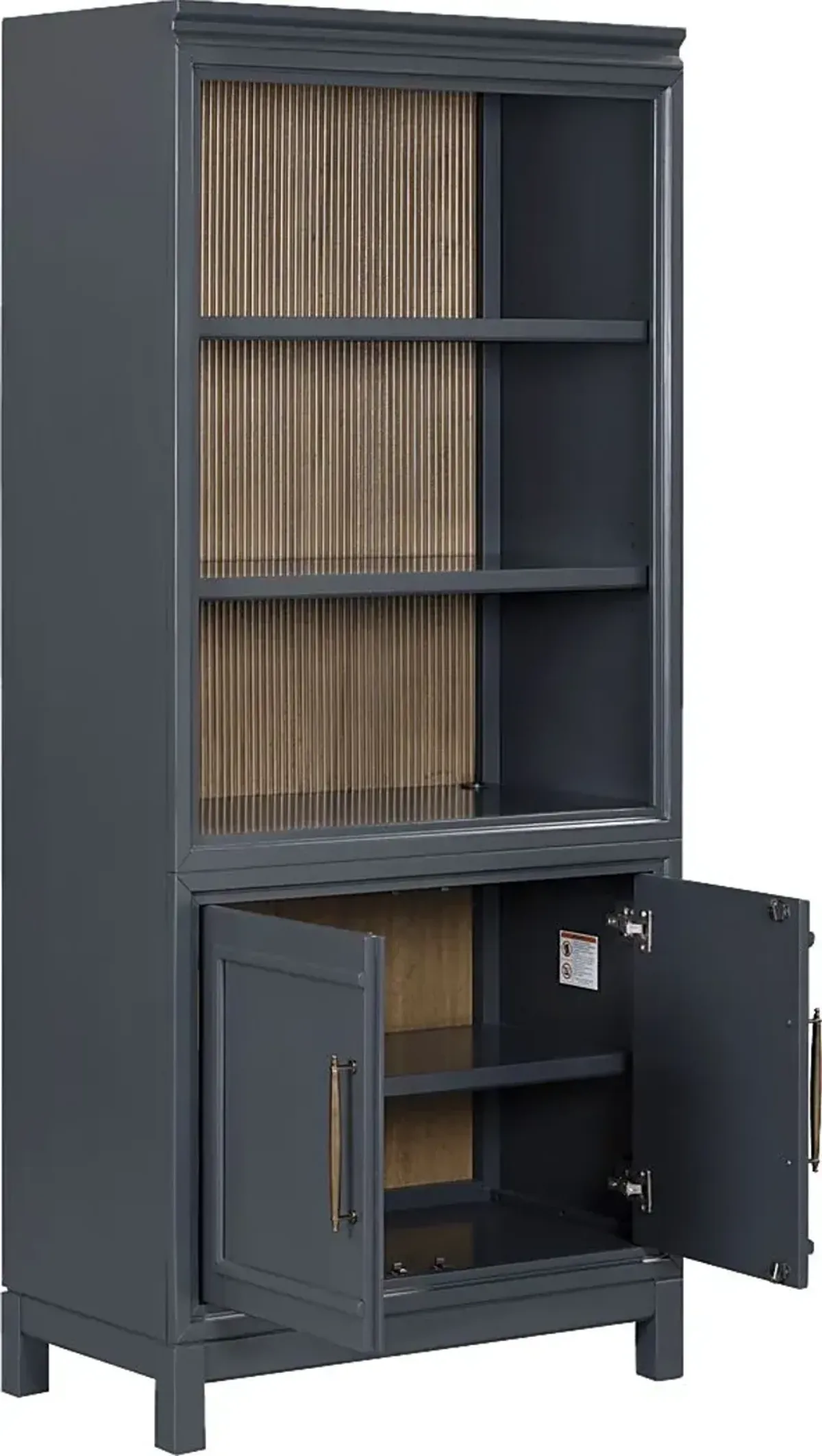 Albion Blue Bookcase