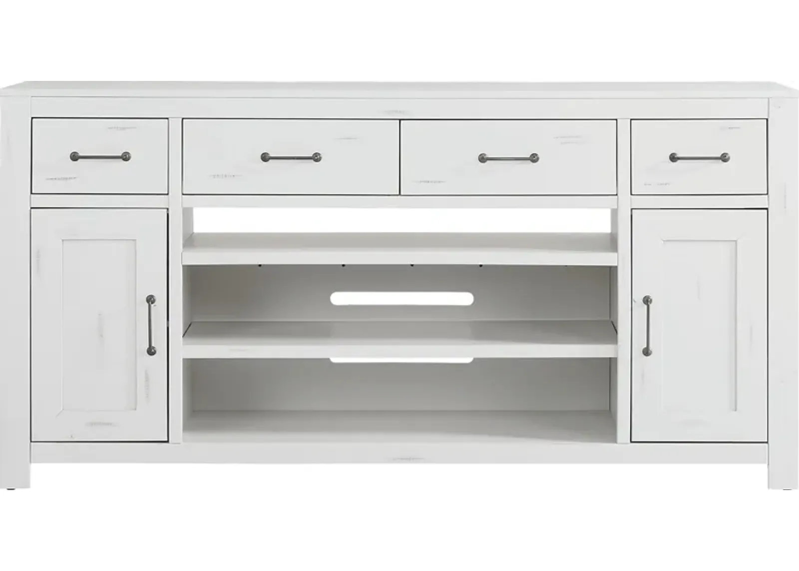 Abbey Springs 77 in. White Console