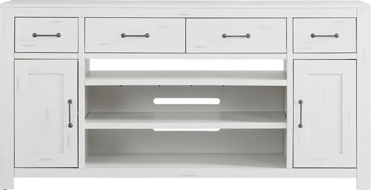 Abbey Springs 77 in. White Console