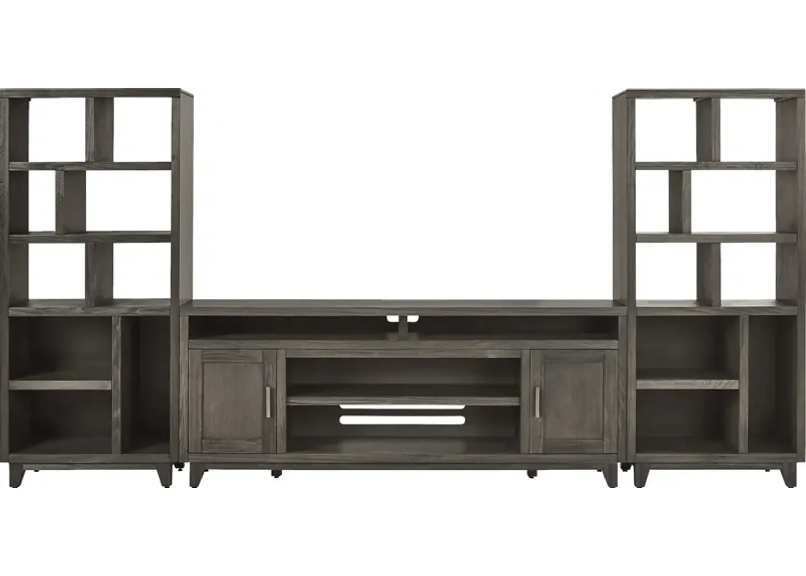 Valinor Smoke 3 Pc Wall Unit with 80 in. Console