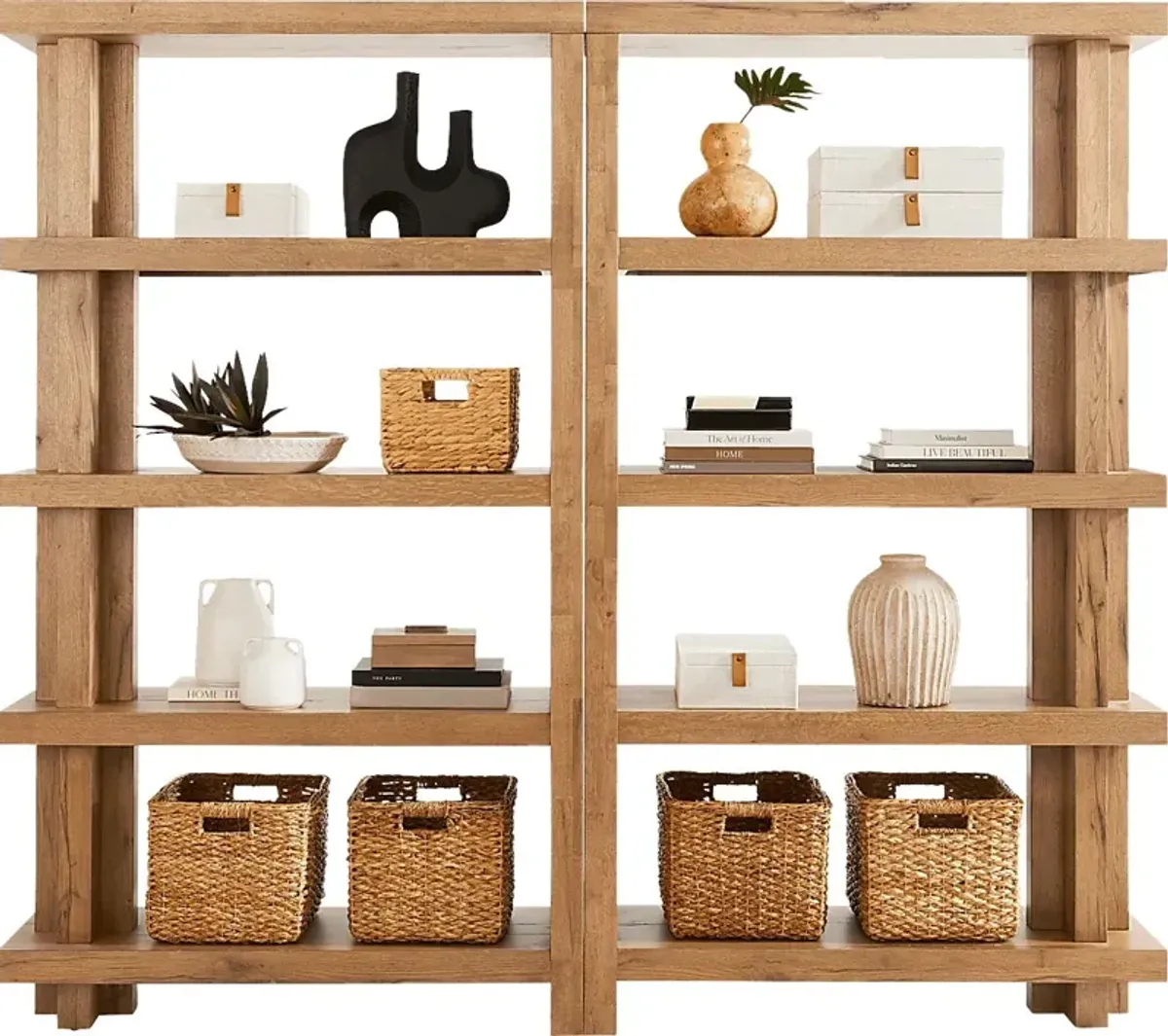 Edgewater Brown Etagere Set of 2