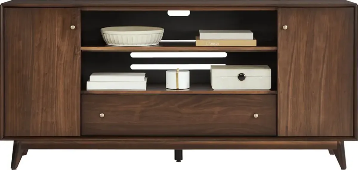 Broxbern Walnut 76 in. Console