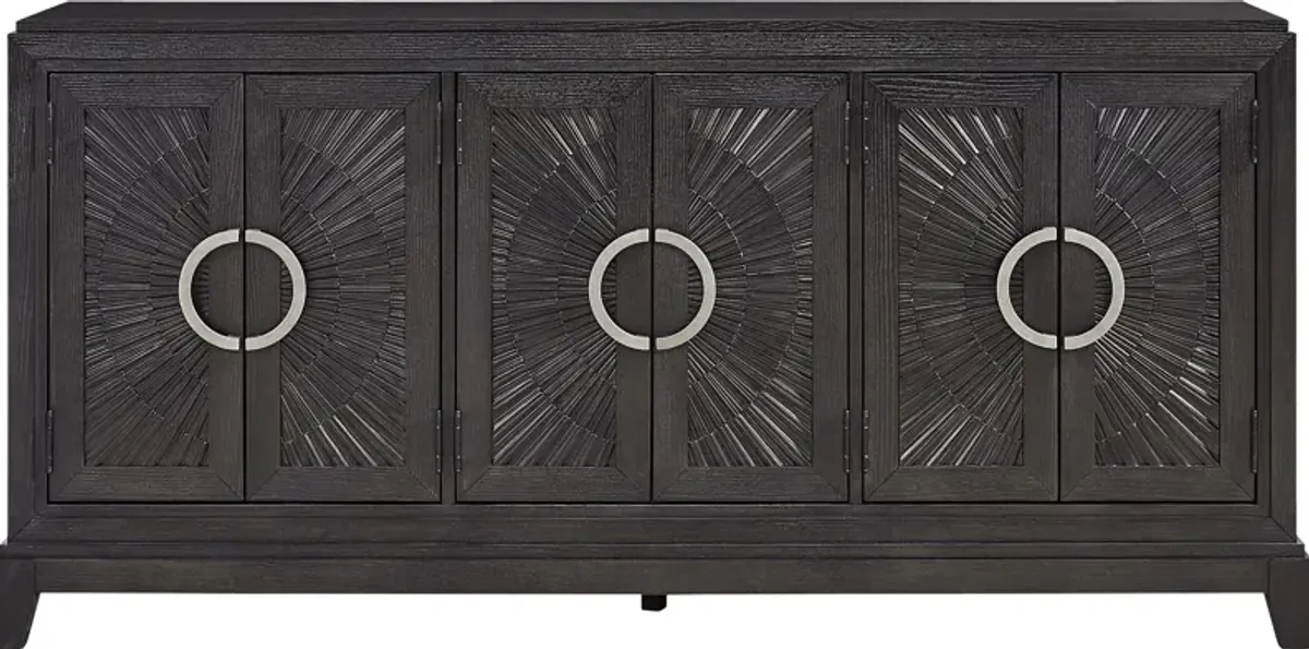 Sunside Way Black 76 in. Console