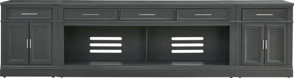 Stephenson Dark Gray 3 Pc Wall Unit with 78" Console