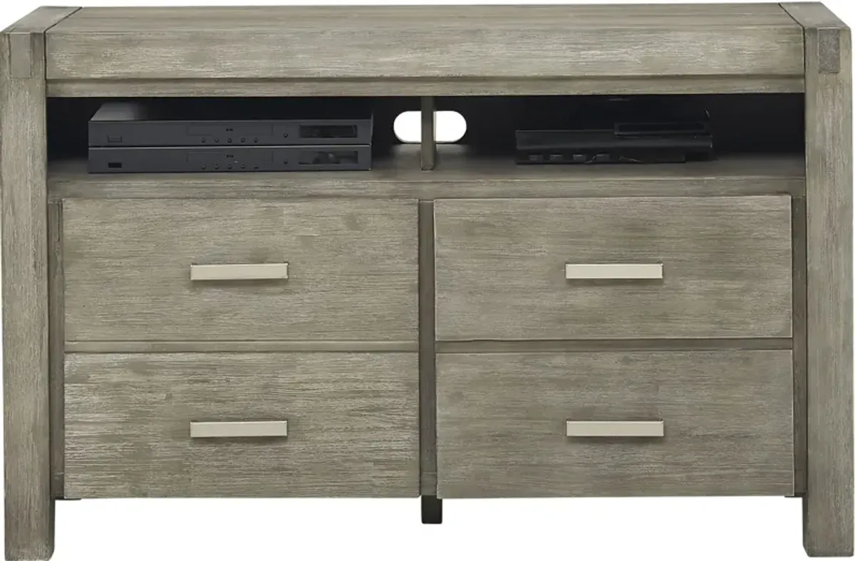 Hidden Springs II Gray 50 in. Flat Screen Console