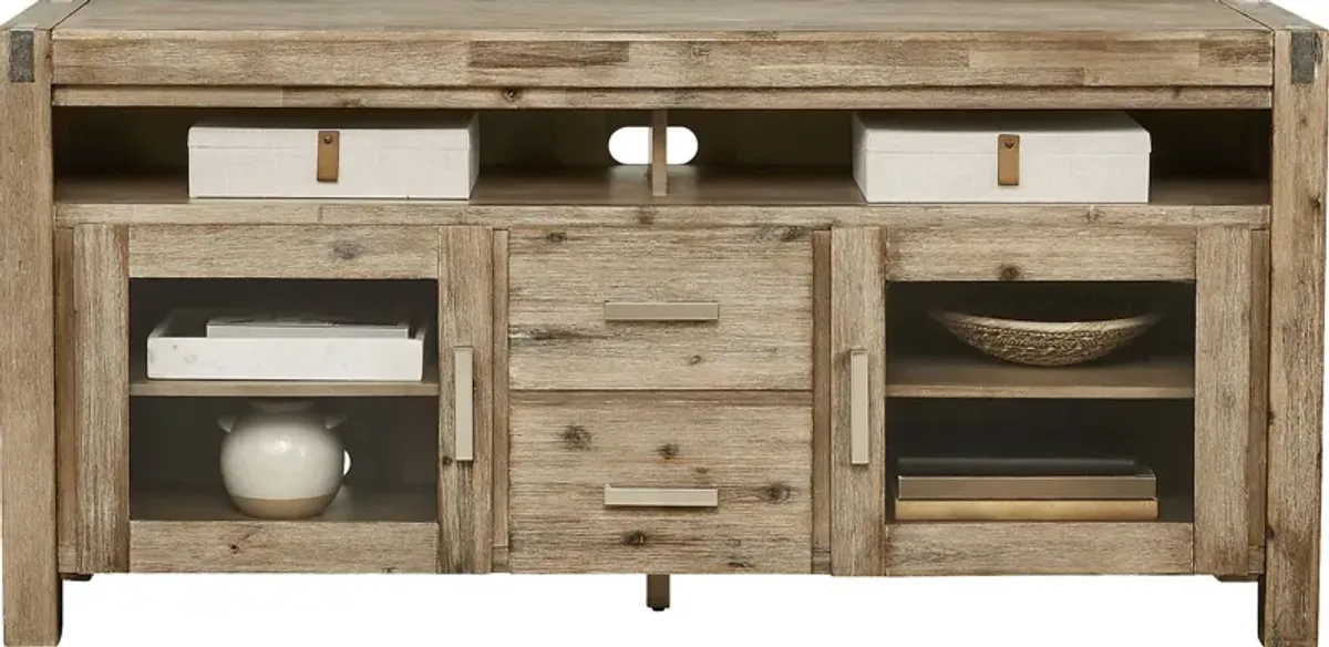 Hidden Springs II Natural 66 in. Console