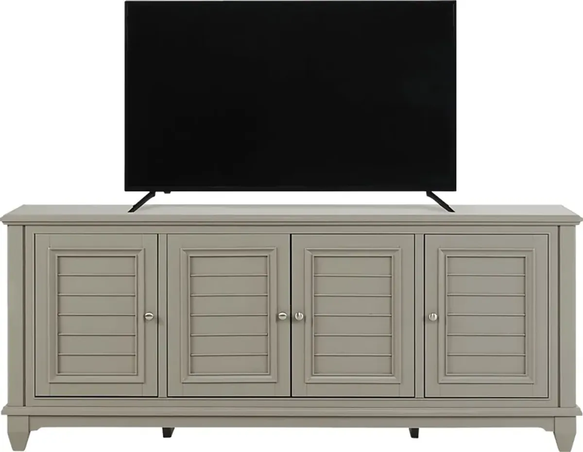 Hilton Head Gray 84 in. Credenza