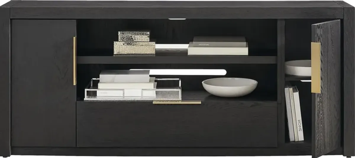 Easton Park Black 74 in. Console