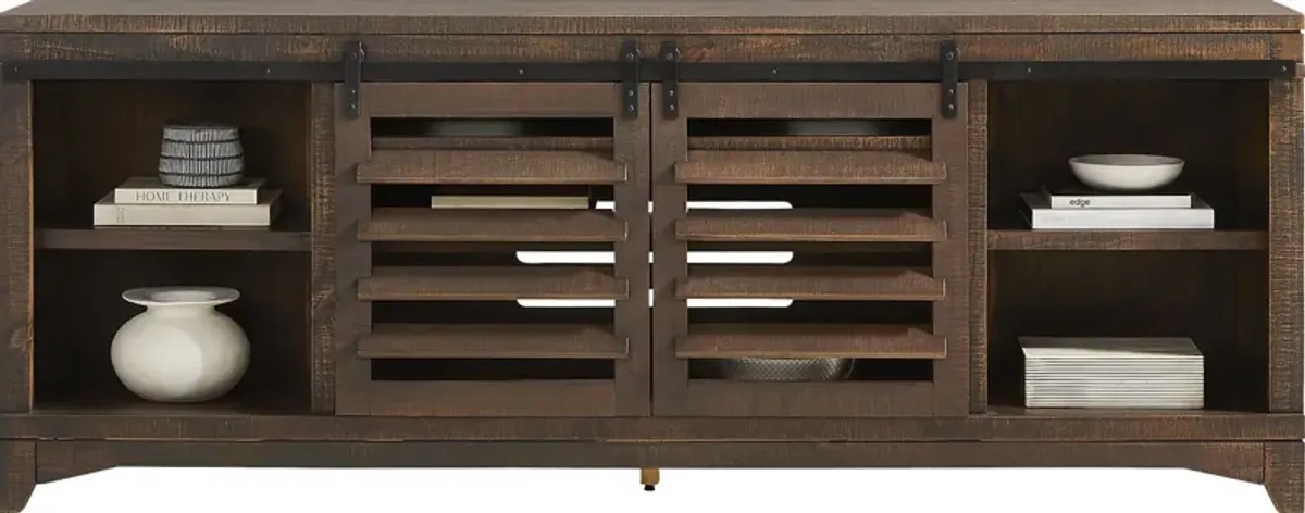 Canoe Creek Brown 88 in. Console