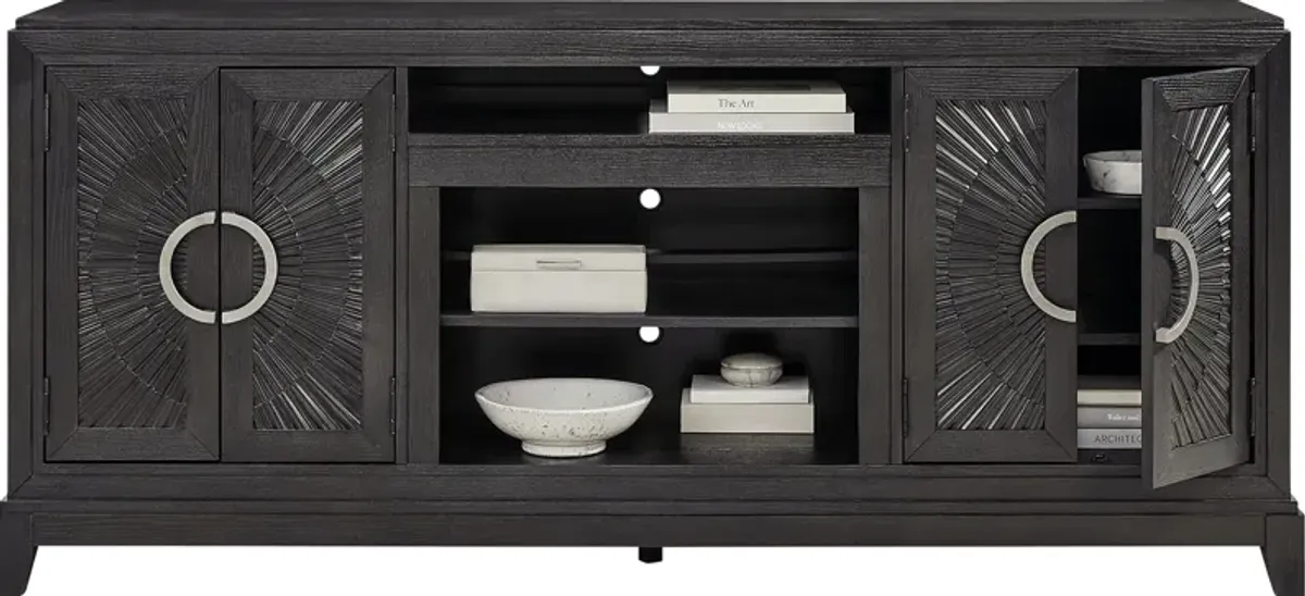 Sunside Way Black 82 in. Console
