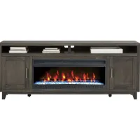 Valinor Smoke 80 in. Console with Electric Fireplace