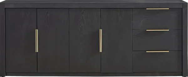 Easton Park Black 84 in. Console
