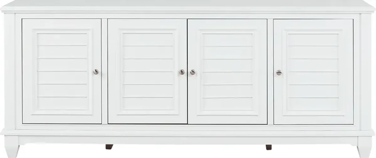 Hilton Head White 81 in. Console