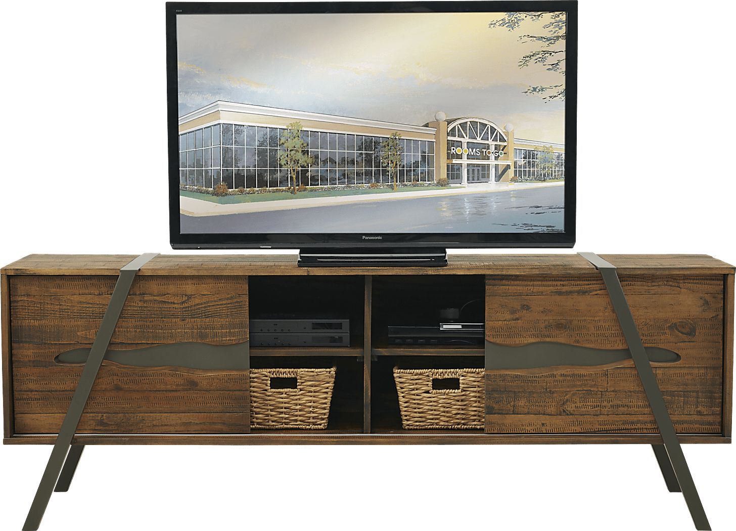 Millwood Brown 82 in. Console