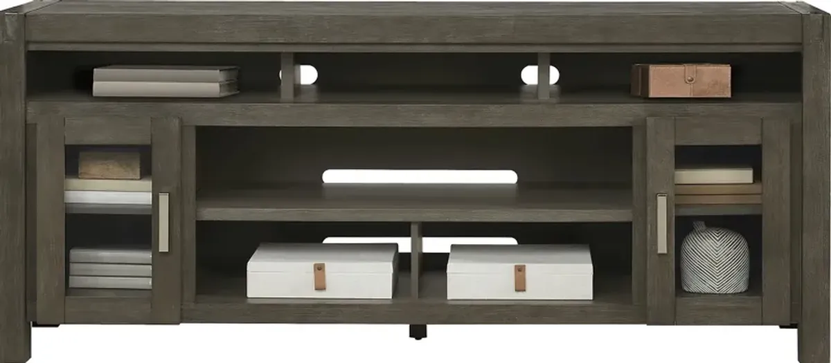 Hidden Springs II Gray 80 in. Console