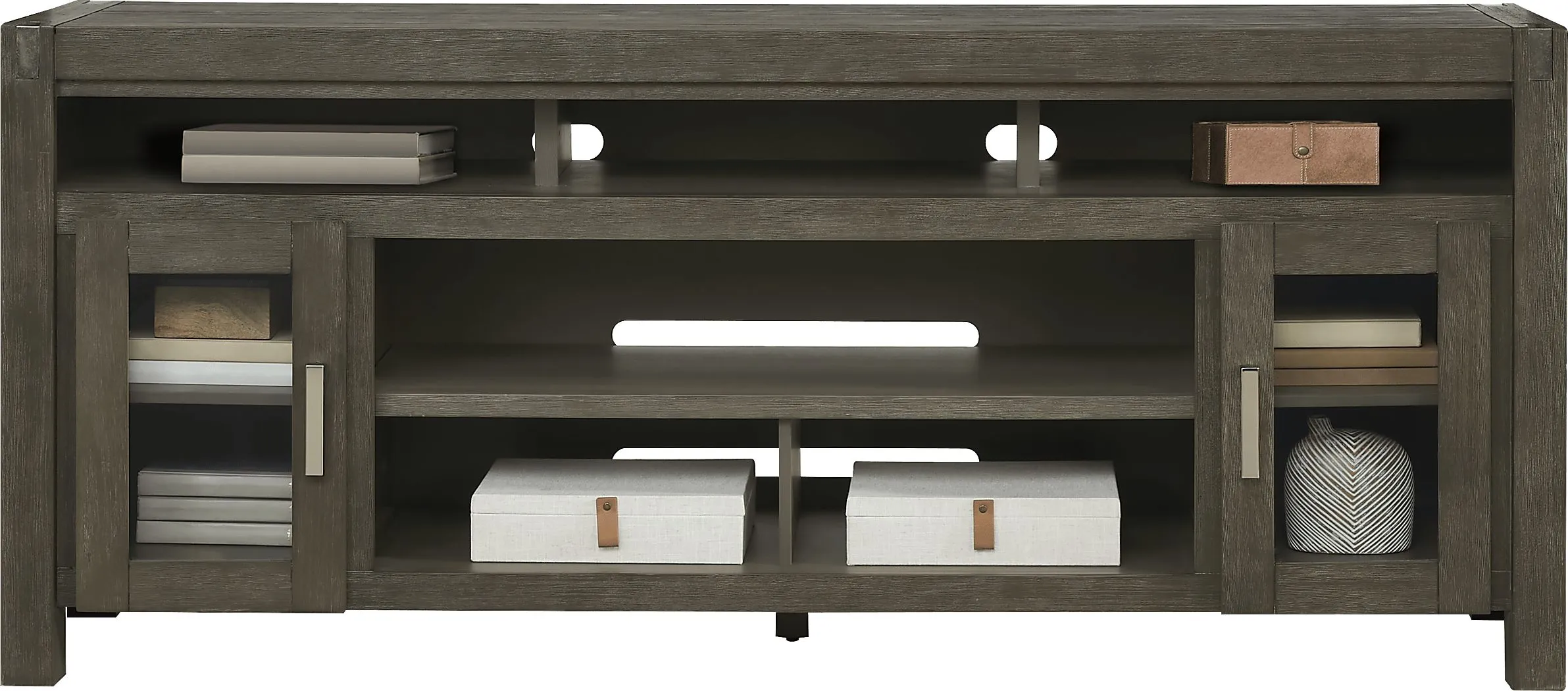 Hidden Springs II Gray 80 in. Console