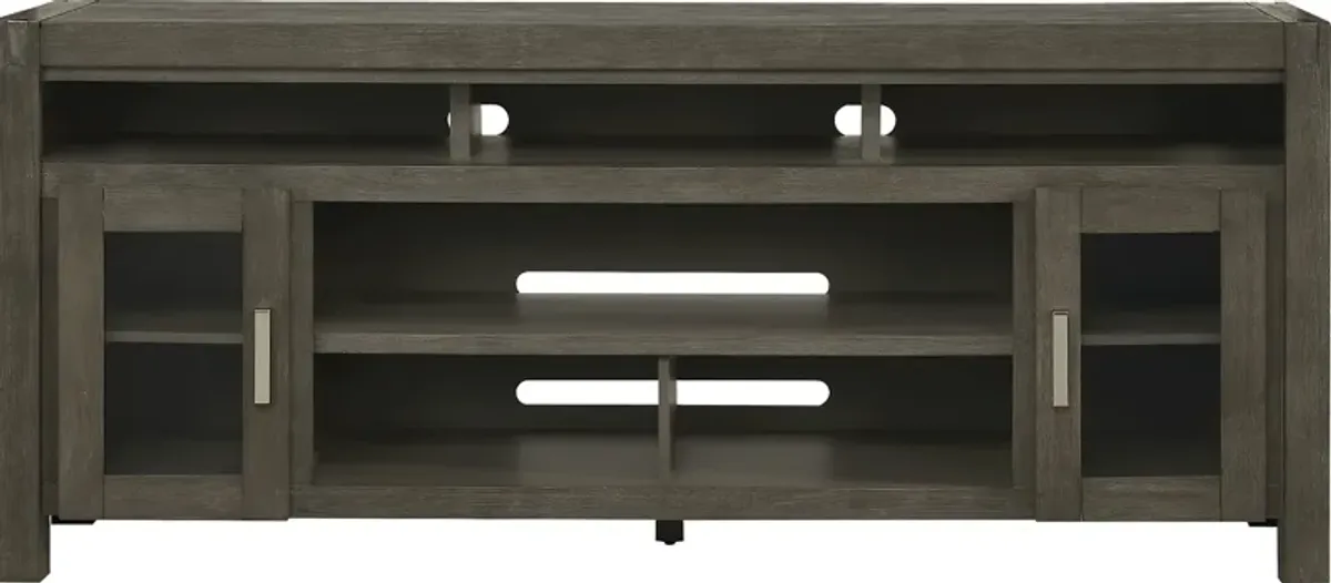 Hidden Springs II Gray 80 in. Console