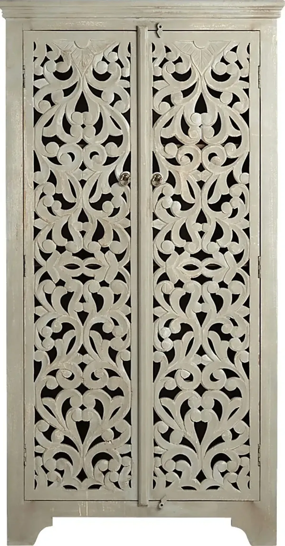 Sylvia Beige Two Door Cabinet