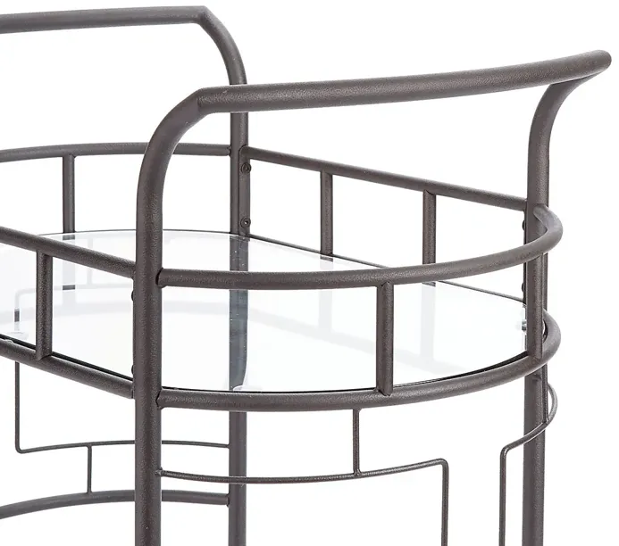 Sunderland Bronze Bar Cart