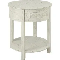 Bay Life White Accent Table
