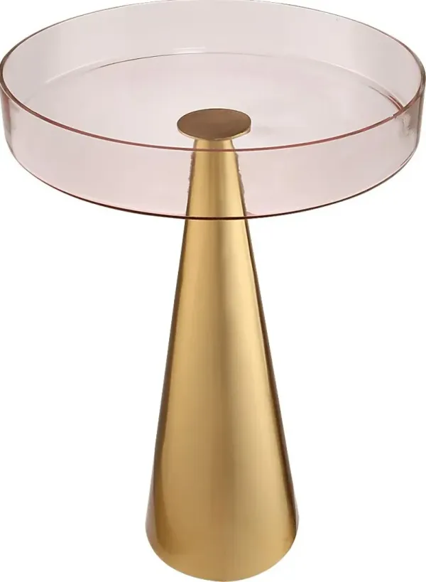 Cansler Gold Large Accent Table