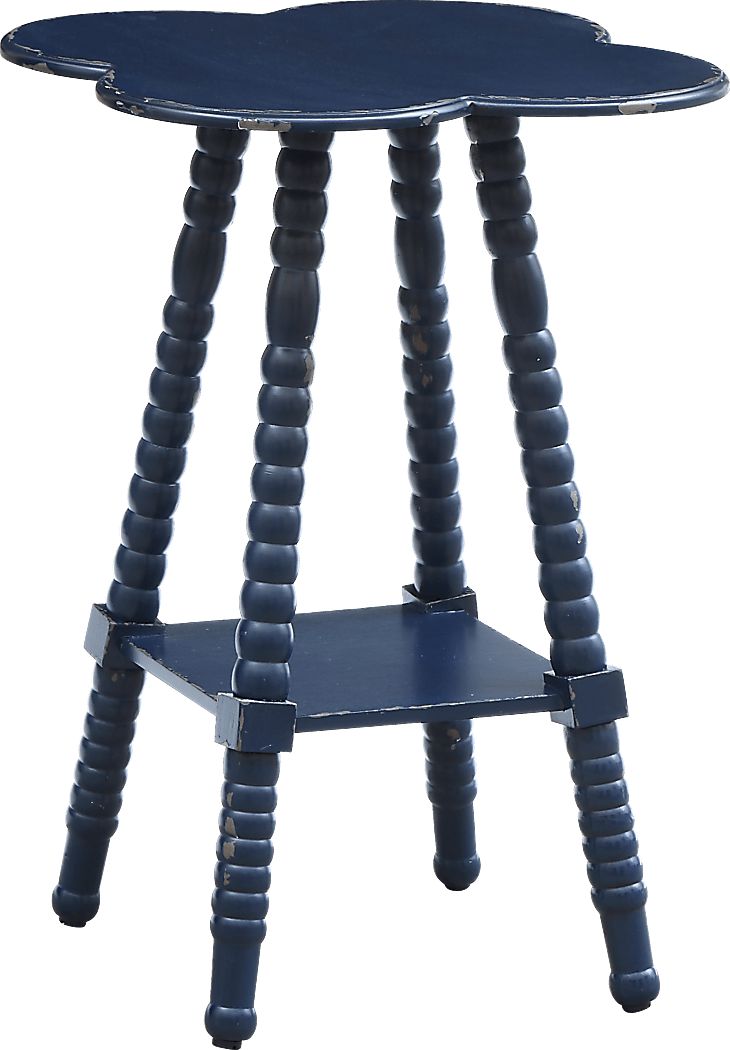 Loverna Blue Accent Table