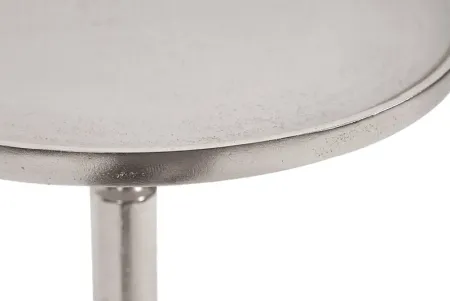 Quaggy Silver Accent Table