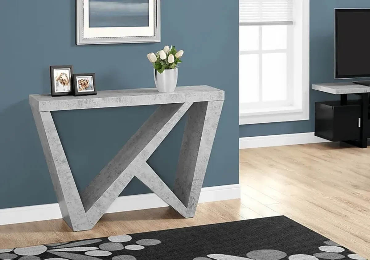 Lindhurst Gray Console Table