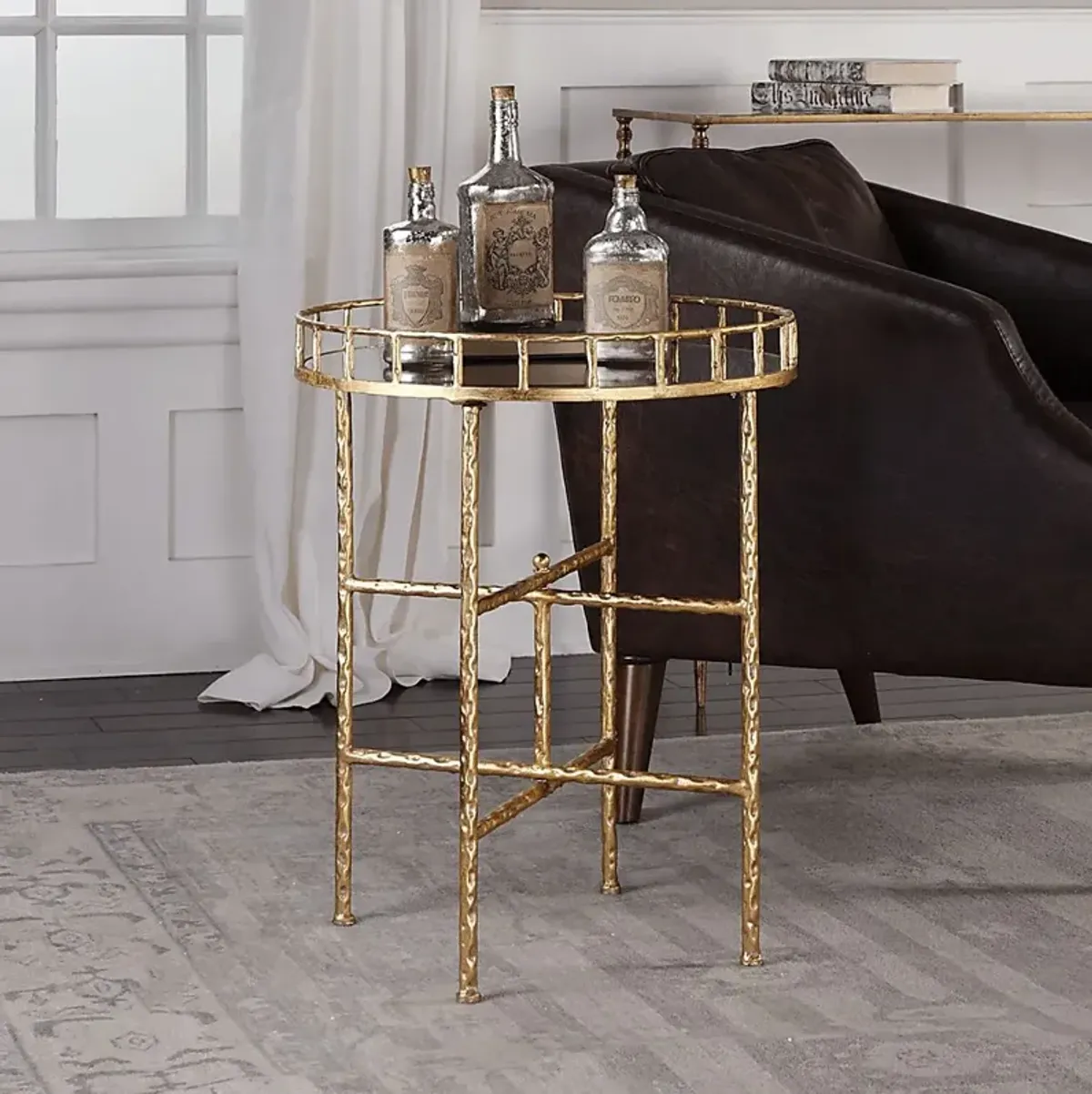 Toxaway Gold Accent Table