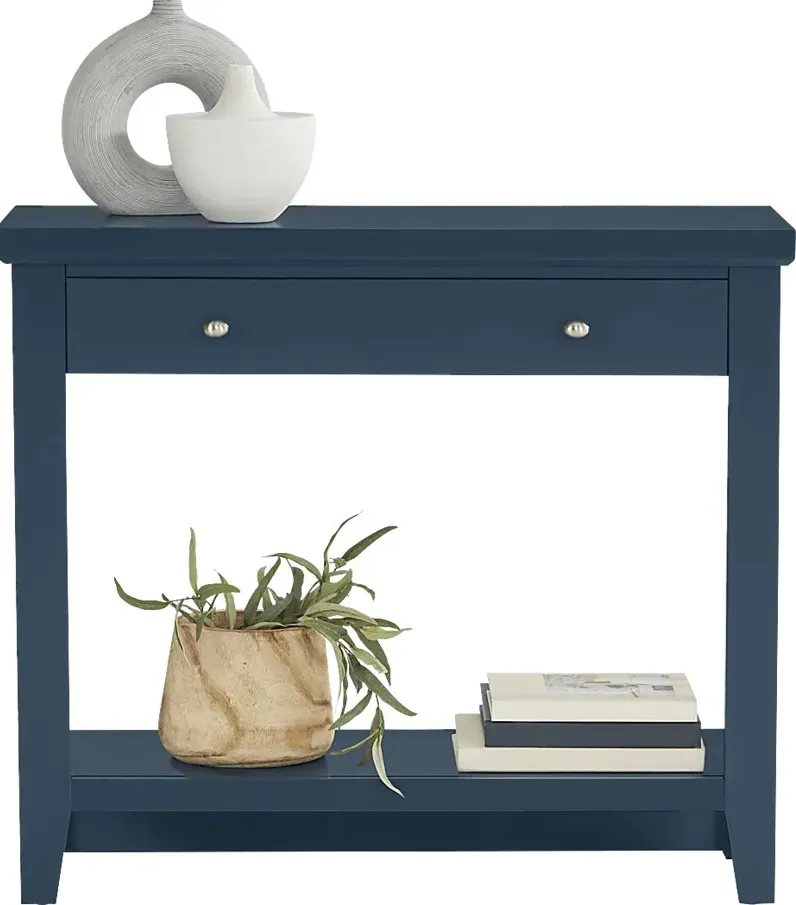 Abbie Navy Accent Table