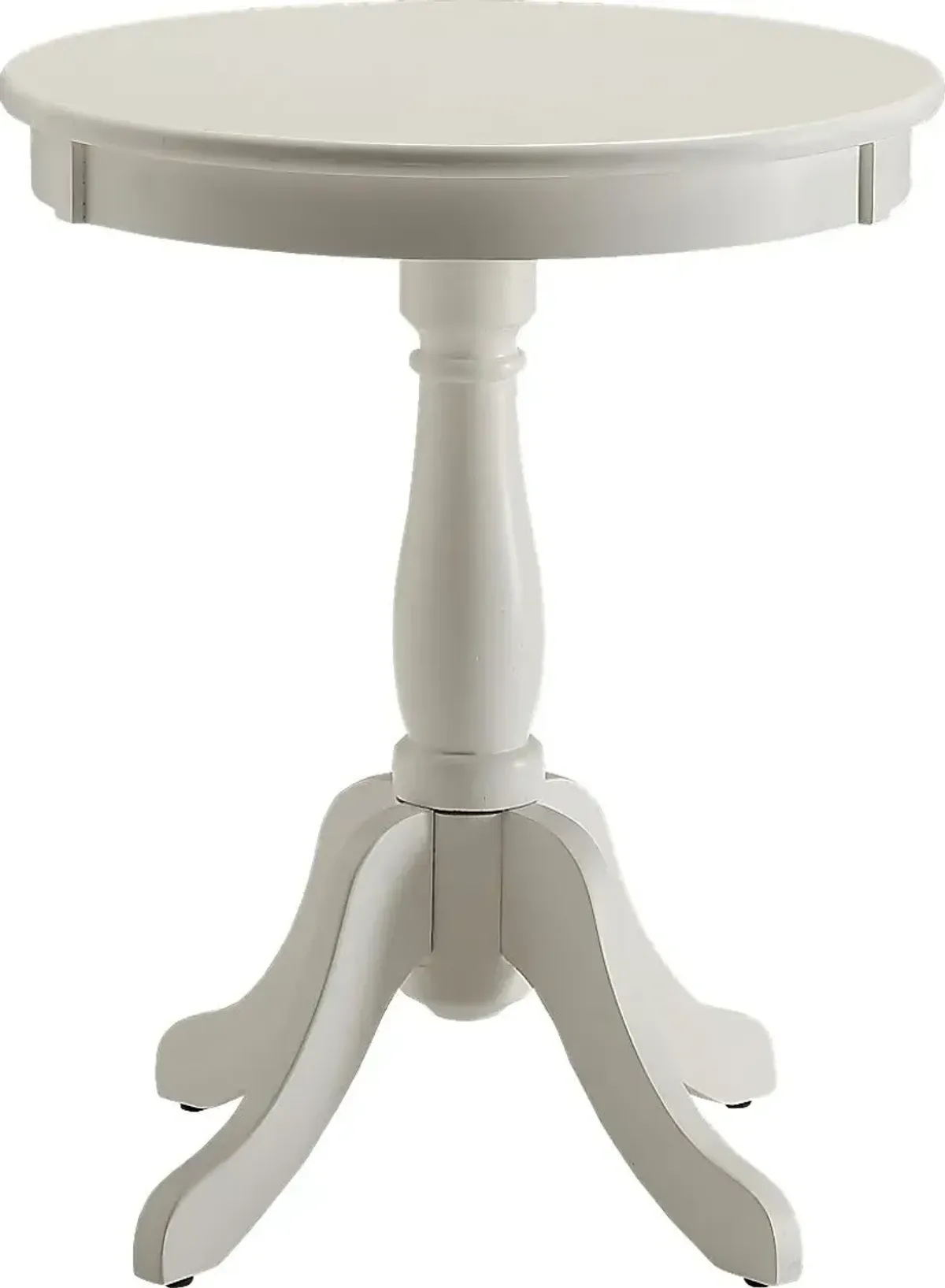 Alger White Accent Table