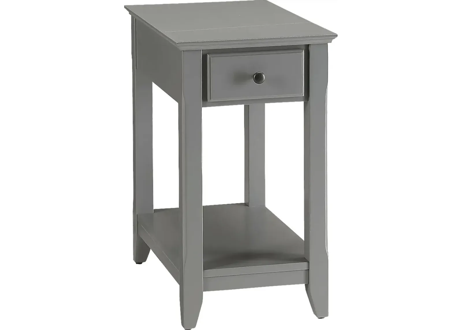 Bertie Gray Chairside Table