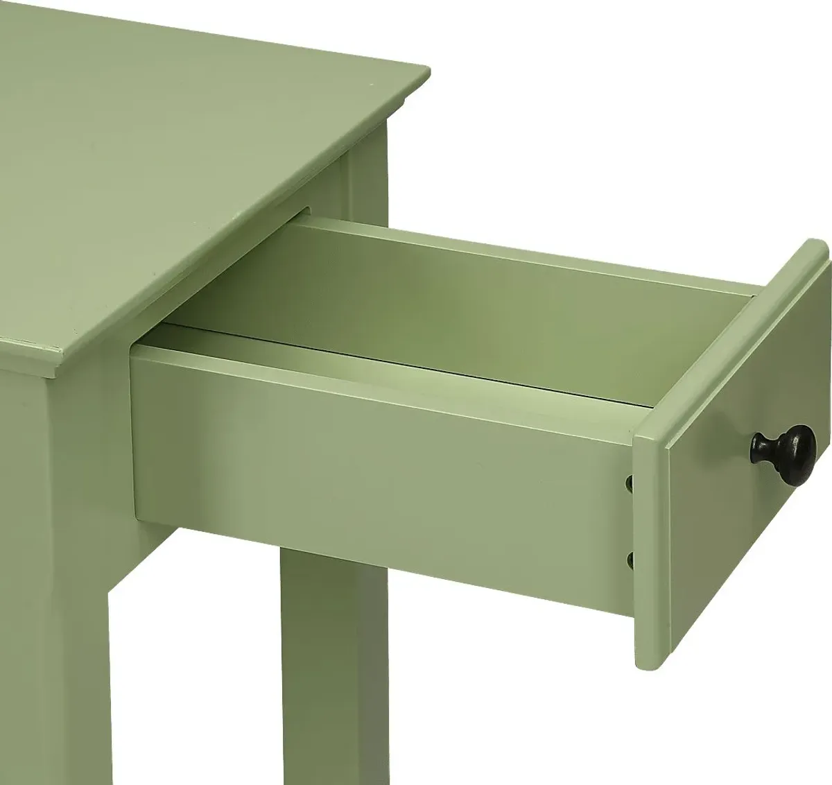 Bertie Green Chairside Table