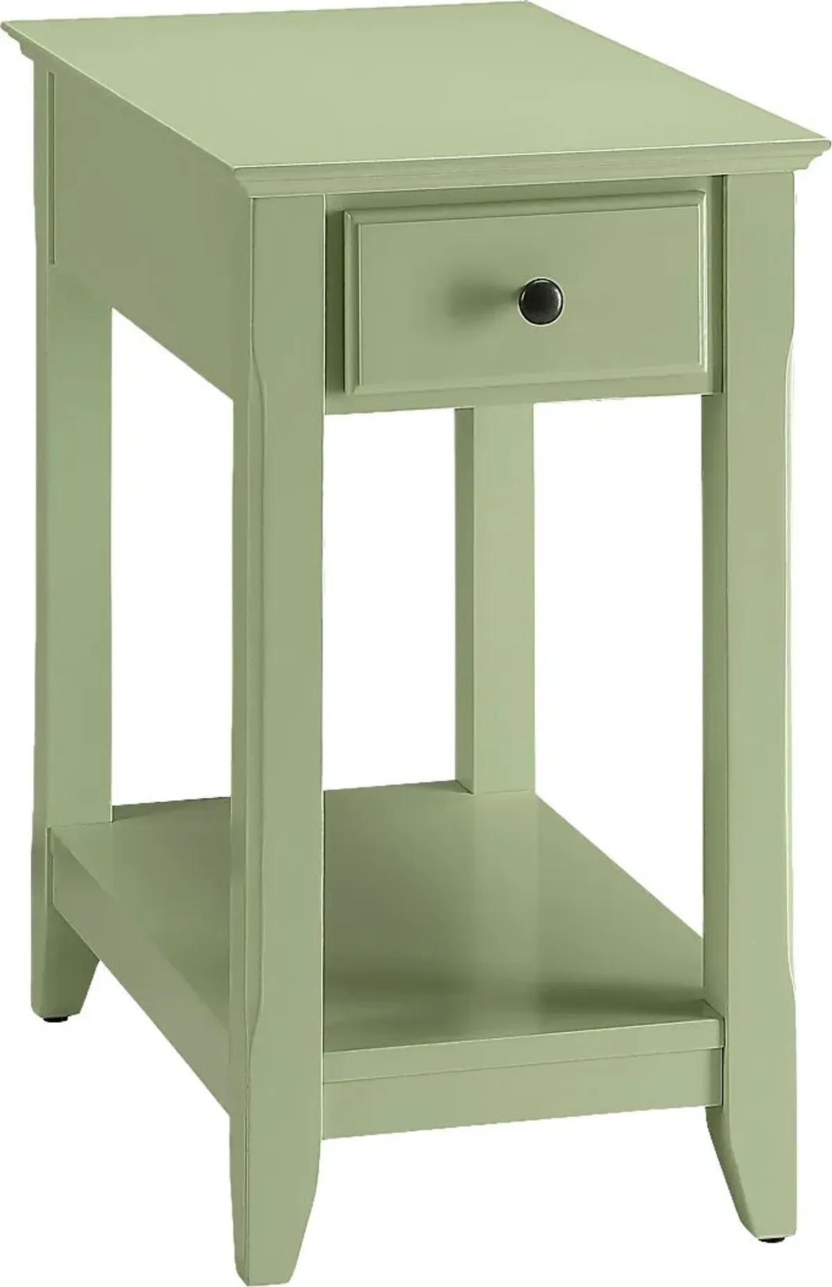 Bertie Green Chairside Table