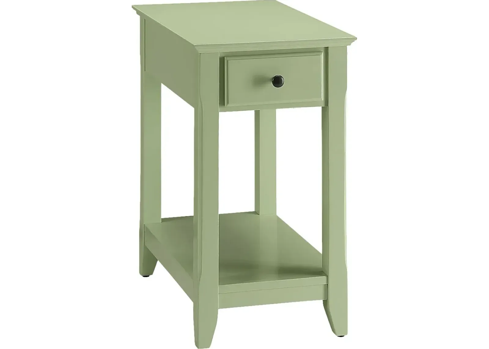 Bertie Green Chairside Table