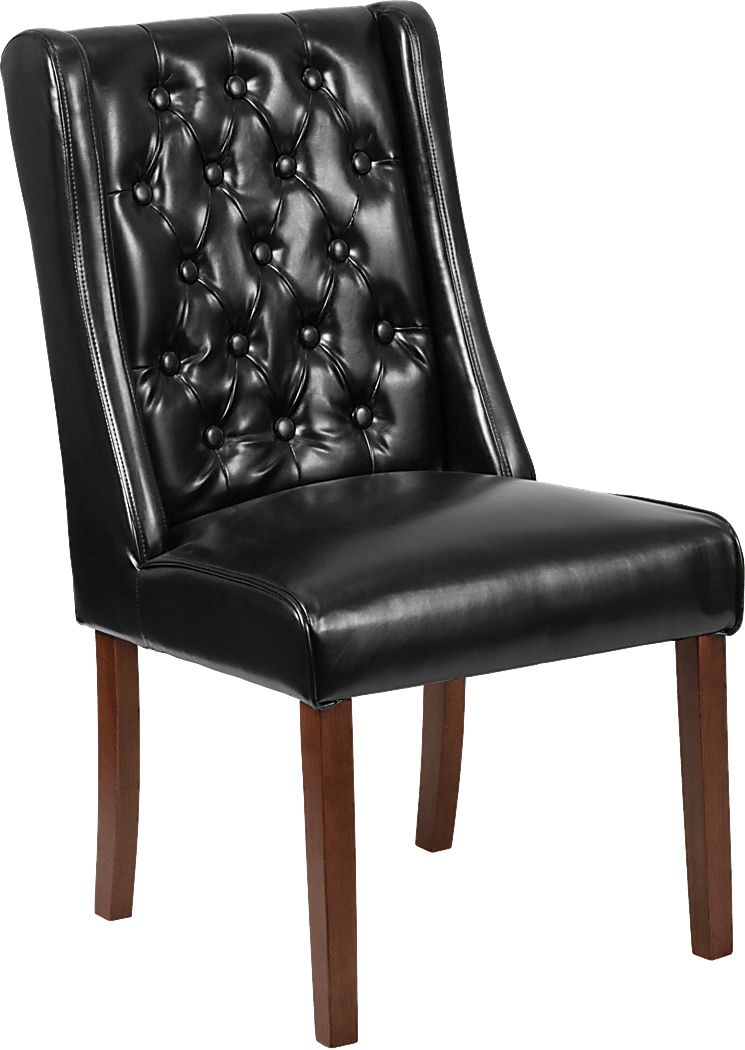 Warson Black Accent Chair